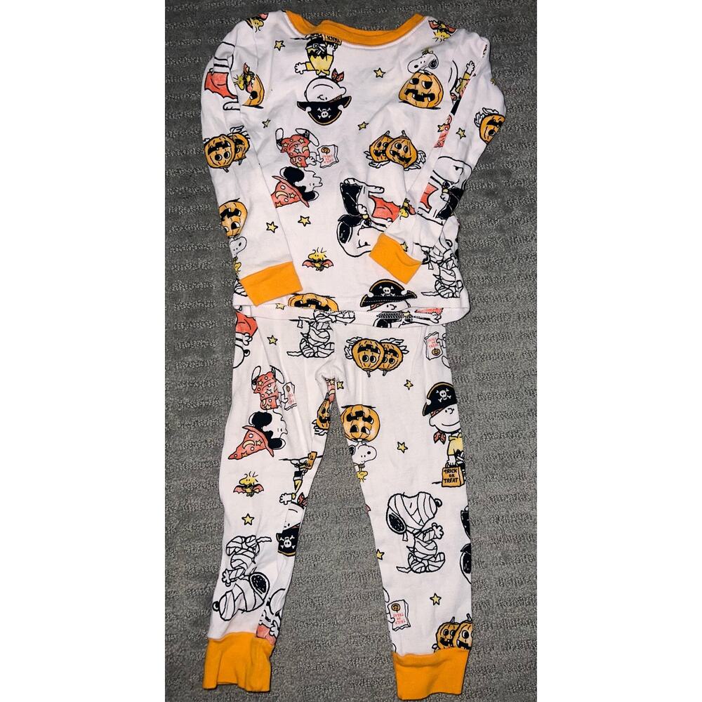 Halloween PEANUTS size 4T Halloween Pajama Set 2-piece SNOOPY/LUCY pumpkins bat